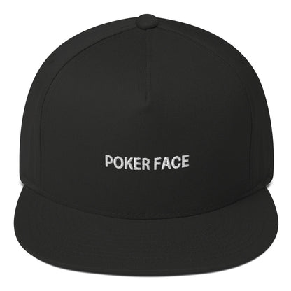 Poker Face Snapback Cap